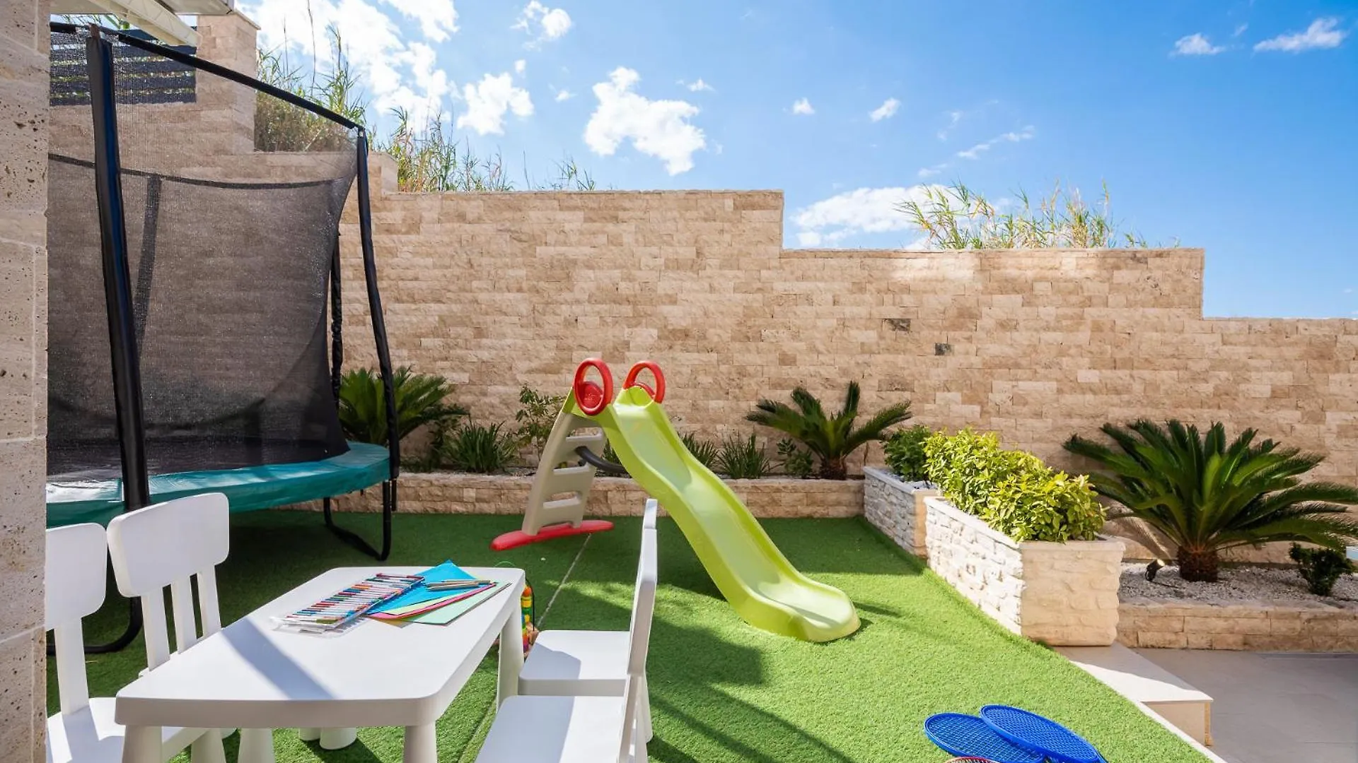 Villa Emma On Island Pag For 14 Persons With Sea View, Wellness & Pool Heating Pag Town